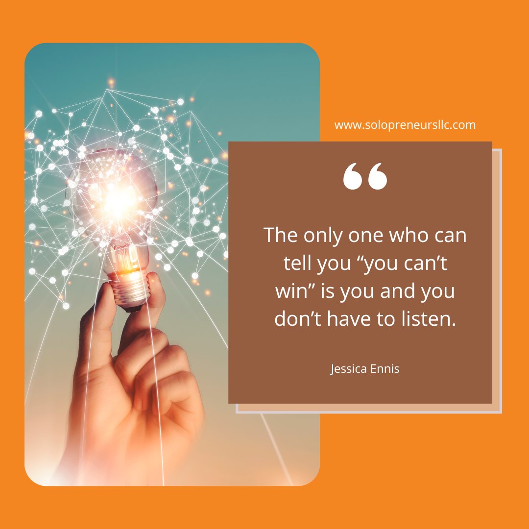 DonnaAmos's tweet image. Sometimes we sabotage our own success. It's time to stop that cycle and focus on winning because you can win if you want to!

For more inspiration, follow us on social media or visit our website at bit.ly/3Nrp5jl.

#success #beyourownsuccess #focus #winner #beawinner