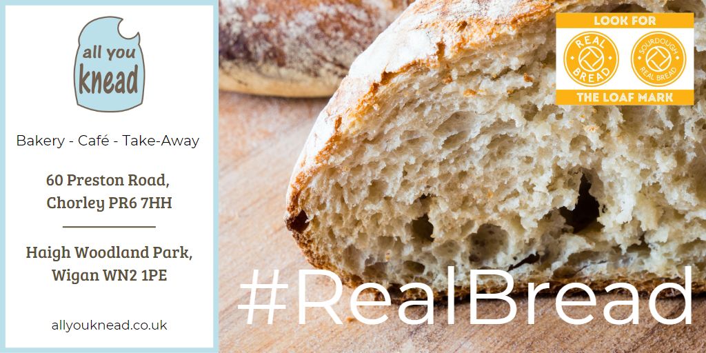 Real Bread, real flavour, real goodness! #NoAdditives #NoPreservatives

At All You Knead, our bread 🍞 is a cut above the rest. Order yours in time for weekend bit.ly/2BmP50g #RealBread #RealFlavour #AllYouKnead