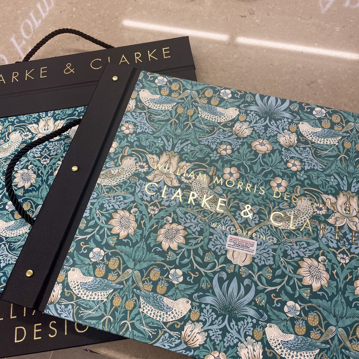 The newest addition to our collection of wallpapers! 
Clarke &amp; Clarke celebrates William Morris' legacy with a hand-picked selection of his most adored wallpaper designs.
Currently £40.00 per roll!