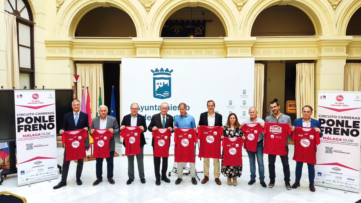 Presentamos en <a href="/malaga/">Ciudad de Málaga</a> la carrera Ponle Freno Málaga 2023 🔛

El pistoletazo para salir a las calles el 10 de junio a correr por la seguridad vial.

¡Te esperamos! 💙