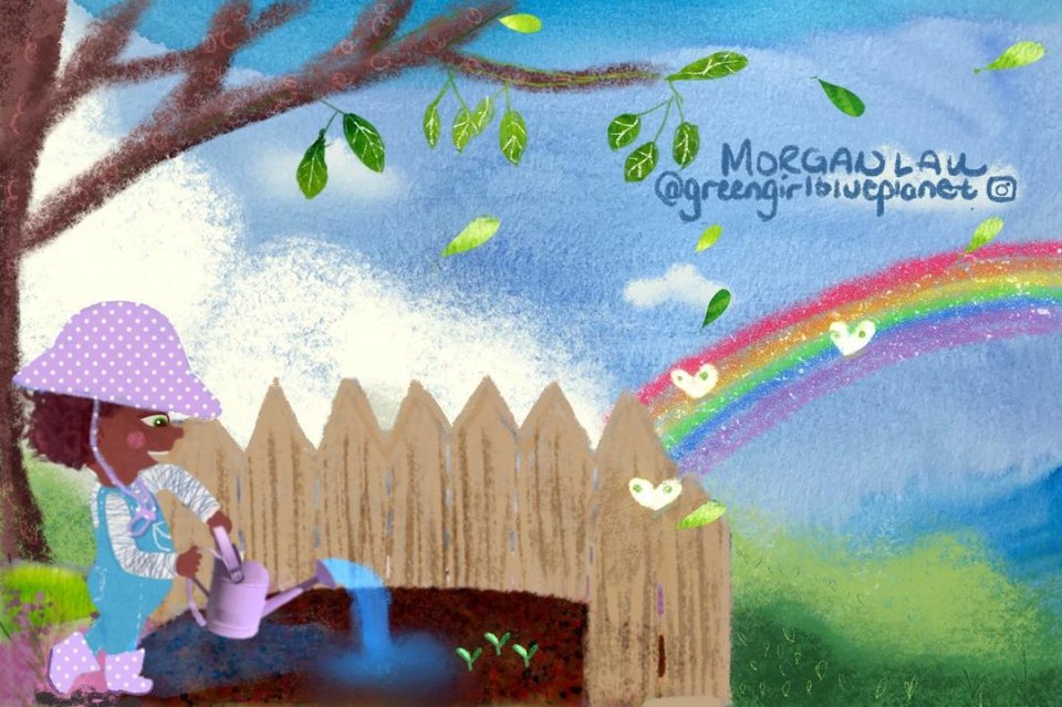 Happy #kidlitartpostcard day!! 
I’m Morgan, a #kidlit illustrator and author that loves #boardbooks and #picturebooks 📚
   
Portfolio: greengirlblueplanet.wordpress.com

*seeking representation*