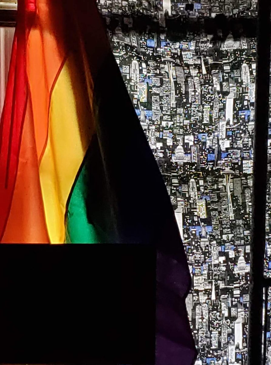 Jenn_HW's tweet photo. "When all Americans are treated as equal, no matter who they are or whom they love, we are all more free."--Barack Obama 
#Pride #PrideMonth #Pride2023 #WeAreAllHuman https://t.co/T9PzylfoAY