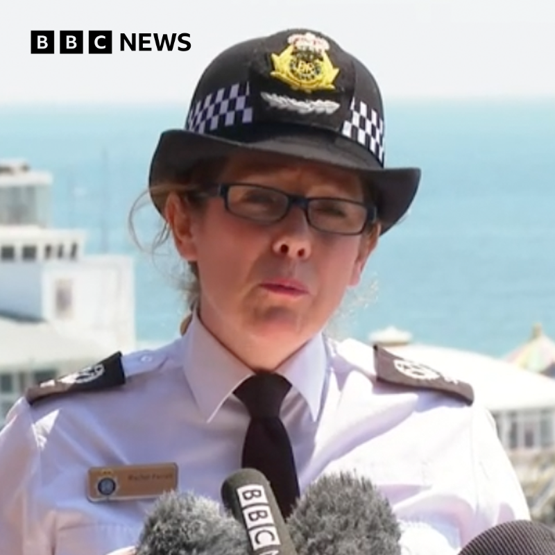 BBCNews's tweet photo. Police investigating Bournemouth beach deaths urge people to share footage with them instead of social media 

Live updates ⬇️