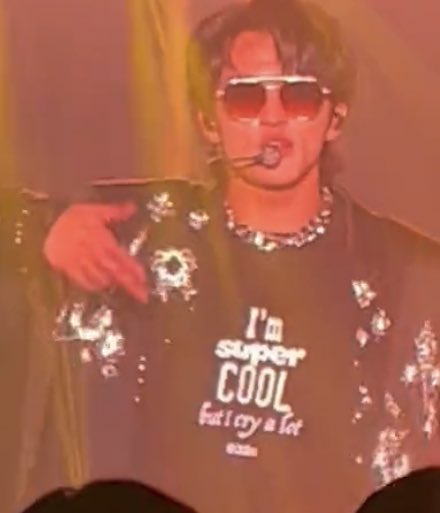 they always give him these kind of shirts i'm 😭