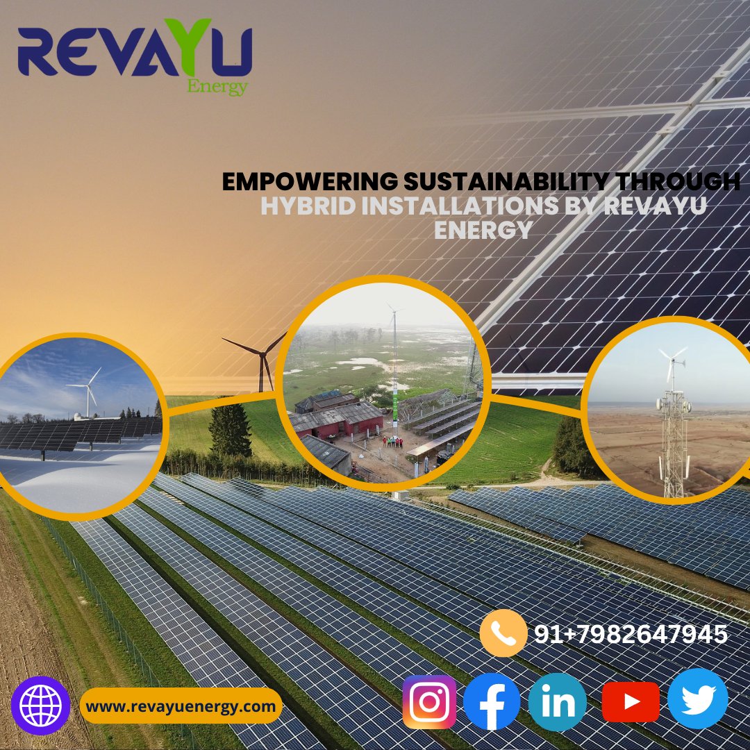 Empowering Sustainability Through Hybrid Installation By Revayu Energy.

#renewableenergyisthefuture #cleanenergy #greentechnologies #cleantechco #revayuenergy