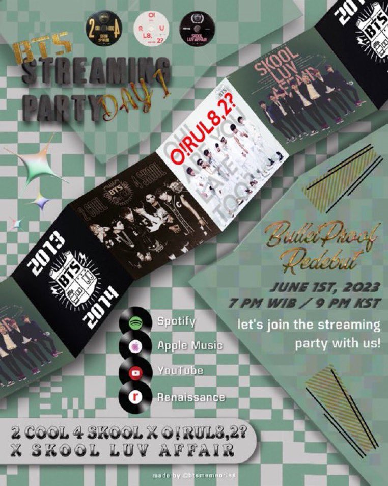 BTSSupportAR's tweet photo. 230601 [ ستريم ]
💜OPENING STREAMING PARTY FESTA WEEKS💜

وها قد حان وقت بدء أول حملة ستريم منظمة من قبل الآرمي العالمي ولمدة أسبوعين بمناسبة الذكرى السنوية العاشرة لترسيم بانقتان لذا شاركوا في الستريم آرمي 👇🏼🔥.

+ https://t.co/IhaFH72hNJ
