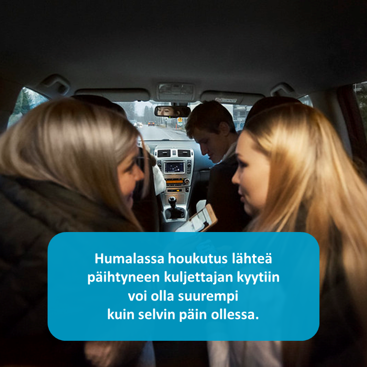 Liikenneturva's tweet photo. ”Jo pienikin määrä alkoholia veressä heikentää ajokykyä ja lisää onnettomuusriskiä. Nuorilla itsesäätely on vasta kehittymässä.... Päihteiden suhteen nollalinja on kuljettajalle ainoa oikea vaihtoehto”, sanoo Hanna Rutila.
#nuoret #SafeSpaceAutoon
https://t.co/ty9mdg71g0 https://t.co/UwPGsZH7Ju