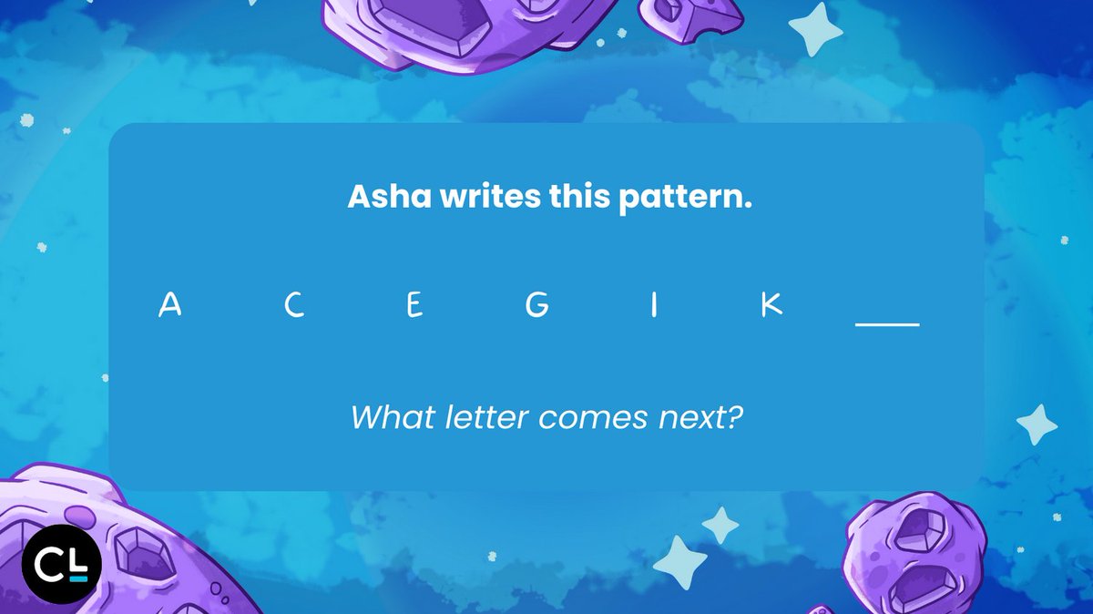 kathrynhancock_'s tweet image. Can you crack the code and finish the next element? 🤔  #MathTalks #PatternPuzzles #UnleashYourPotential

@ZorbitsMath
@carnegielearn