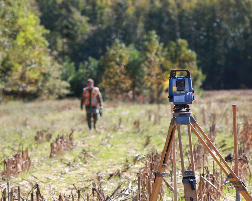 Land surveying may not be glamorous, but it's the backbone of every great project. We make sure the ground beneath your feet is on the level! #SurveyingLife #LandSurveyingFun #StraightAsAnArrow 🧭🌎📐