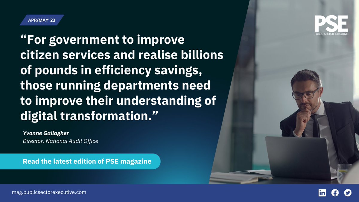 “For the government to improve citizen services and realise billions of pounds in efficiency savings, those running departments need to improve their understanding of digital transformation.” 

- Yvonne Gallagher, National Audit Office 

Read Article 👇

ow.ly/BUGn50NATue