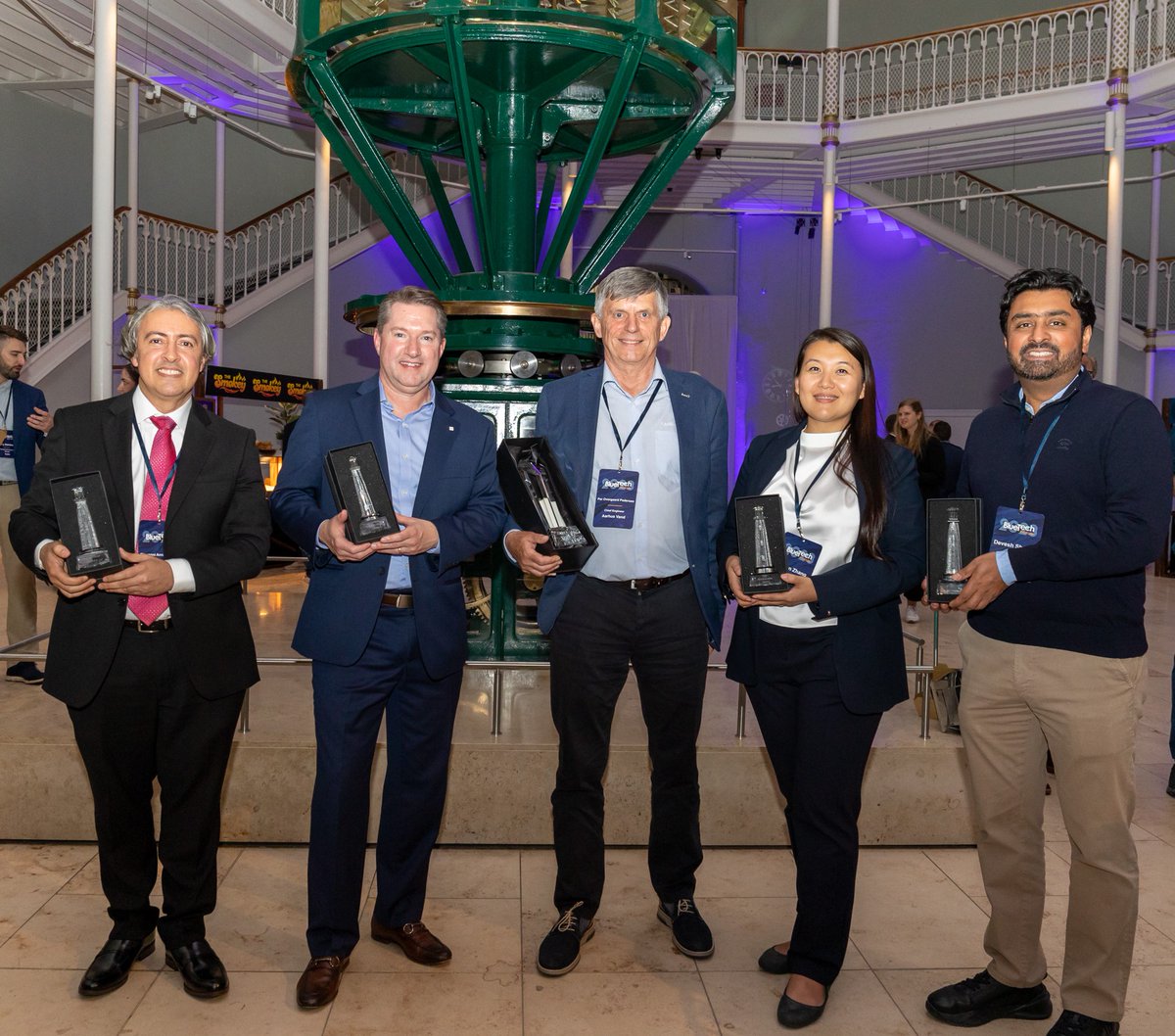 WiseOnWater's tweet image. Congratulations to all the Lighthouse Award winners named at #BlueTechForum2023 - the prize recognises efforts to reduce impact on water-stressed regions. Winners include Grundfos Foundation, @AquatechIntl @abinbev and @PepsiCo ow.ly/VBoG50OAyAp @PDJF_dk @BlueTechR