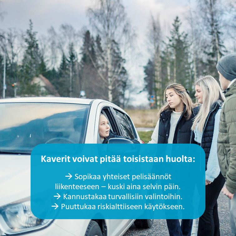 Liikenneturva's tweet photo. ”Jo pienikin määrä alkoholia veressä heikentää ajokykyä ja lisää onnettomuusriskiä. Nuorilla itsesäätely on vasta kehittymässä.... Päihteiden suhteen nollalinja on kuljettajalle ainoa oikea vaihtoehto”, sanoo Hanna Rutila.
#nuoret #SafeSpaceAutoon
https://t.co/ty9mdg71g0 https://t.co/UwPGsZH7Ju