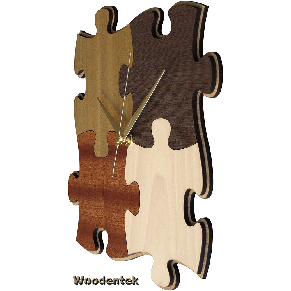 Handmade #Puzzle wooden clock. We created the original clock; don't buy Chinese copies (sometimes they even use our photos to hide their low-quality cheap copy!). #Marketing #HolidayGift - WorldwideShipping  etsy.com/listing/590127…