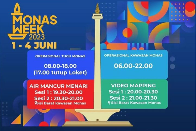 magangjakarta's tweet photo. Monas Week 2023

#DKIJakarta #Jakarta #SuksesJakartaUntukIndonesia #Monas https://t.co/usZzBgQuDA
