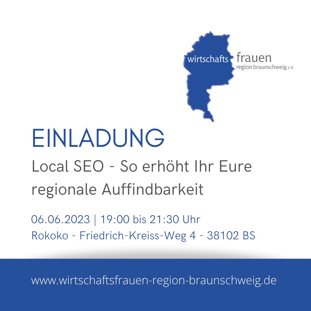 Ich freue mich schon auf Eure Fragen! 
#localbusiness #seo #christinesehle #region38