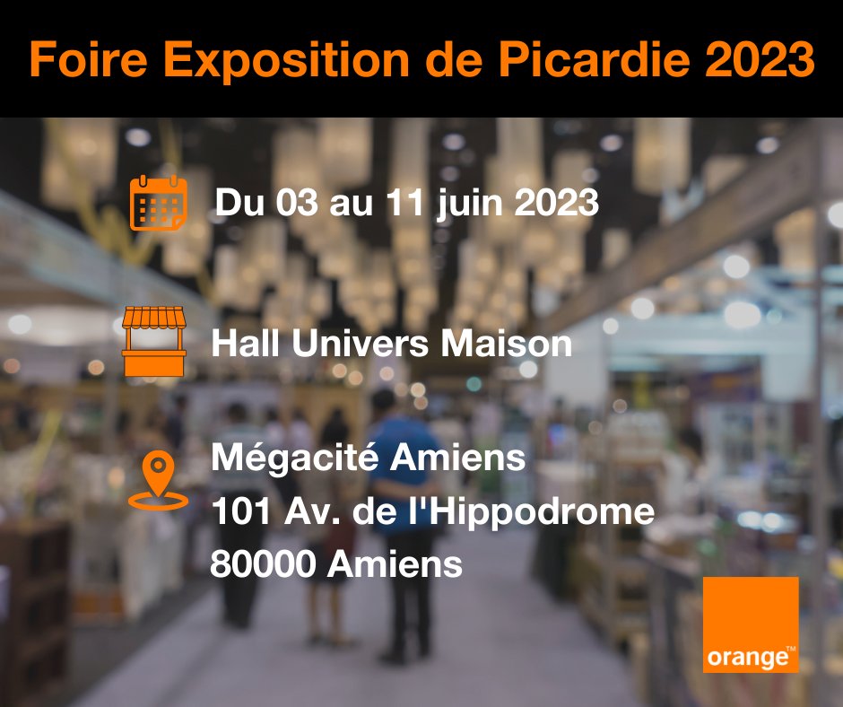 Venez échanger sur nos offres avec nos experts pro. Pour plus d’info : foire-de-picardie.com. @MégacitéAmiens