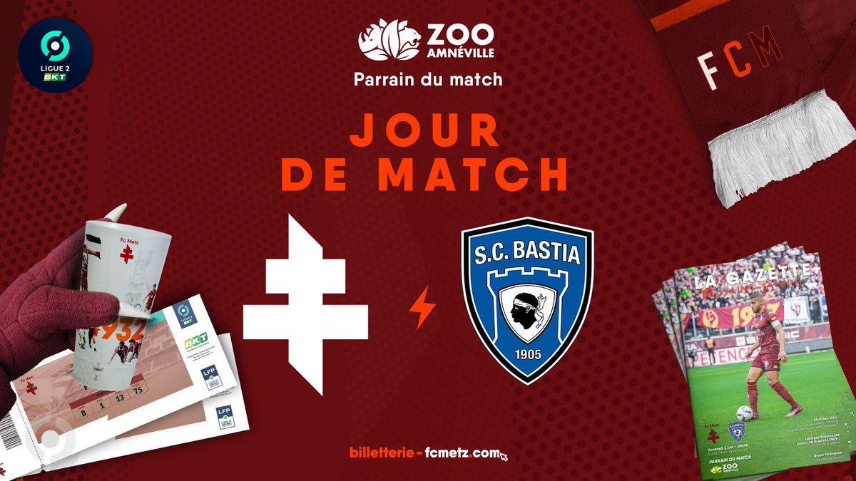 #FCMSCB [ ℙ𝕣𝕠 ]

⏱️ 20h45
🏆 J38 <a href="/Ligue2BKT/">Ligue 2 BKT</a>
📍 𝑺𝒕𝒂𝒅𝒆 𝑺𝒂𝒊𝒏𝒕-𝑺𝒚𝒎𝒑𝒉𝒐𝒓𝒊𝒆𝒏
🆚 <a href="/SCBastia/">SC Bastia</a>