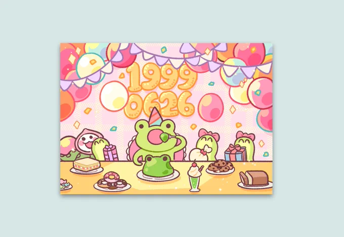 게구리님의 생일 카페( ) 협력으로 참여한 굿즈들입니다! 더 예쁜 굿즈들이 많이 있으니 구경하러 오세용~