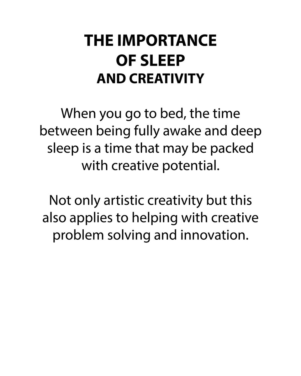 SleepOnGreen's tweet image. The importance of sleep and creativity.

#creativity #problemsolving #mentalfunction #importanceofsleep #health #betterhealth #hypoallergenic #green #allnatural #pillow