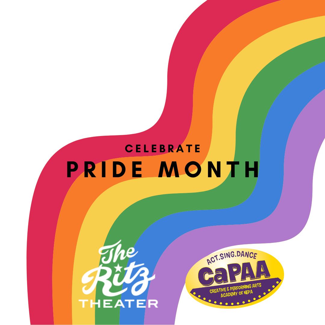 Happy Pride Month from your friends at the Ritz and CaPAA! 🌈 #pride