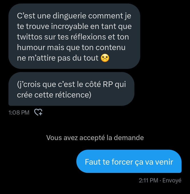 J'ai une fanbase h&eacute;t&eacute;roclite https://t.co/cMYdZPrtUA<a href="/tag/mvsales"class="tags"><span>#mvsales</span></a>