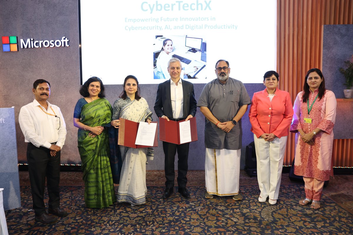 Inspired by Microsoft's commitment to empowering students. Microsoft is building a community, a tribe of innovators &amp; disruptors that set new benchmarks &amp; revolutionize industries. This training is a leap in that direction. news.microsoft.com/en-in/microsof… #Skilling #SkillDevelopment