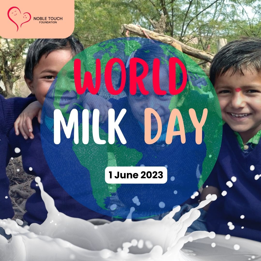 On World Milk Day, let's pour love and nourishment into the lives of underprivileged children and women.  

#WorldMilkDay #NourishAndEmpower #DreamsComeTrue #UnderprivilegedChildren #WomenEmpowerment #SupportEducation #HealthcareForAll #CreatingImpact #BrighterFutureTogether