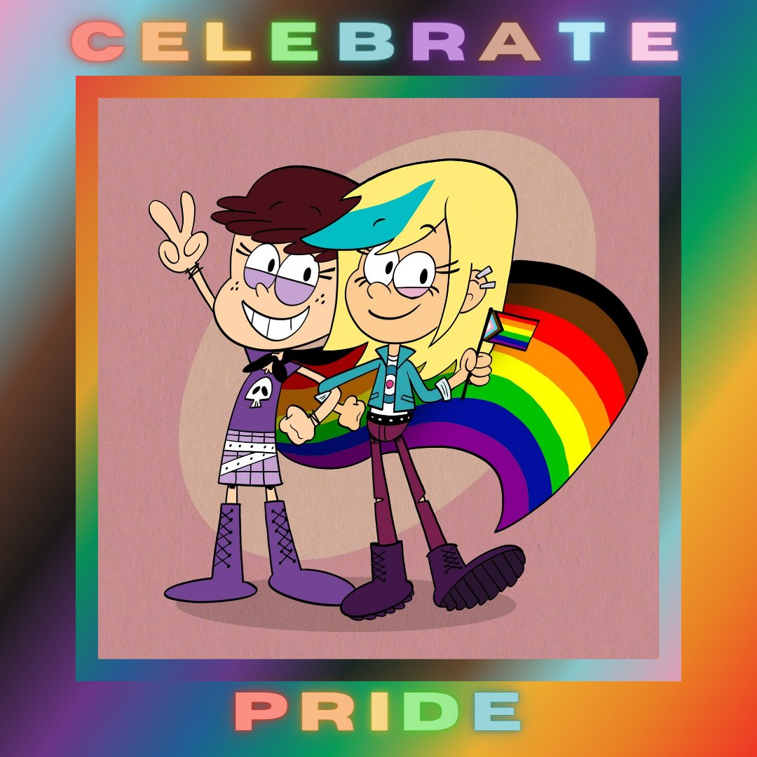 Saluna fans, it's OUR month! Join us celebrating our amazing rockin' duo, that's Luna and Sam (of course) throughout Pride Month! 🏳️‍🌈💙💜 | #TheLoudHouse #TheCasagrandes #LunaLoud #SamSharp #Saluna #PrideMonth #Pride2023