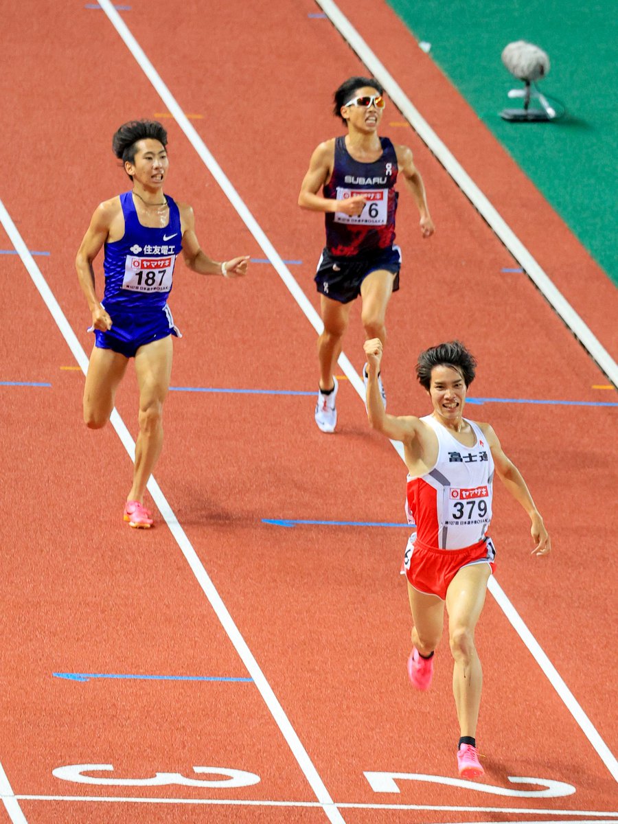 #日本選手権

男子5000m

🥇塩尻和也（富士通）13'19'85
🥈遠藤日向（住友電工）13'20'84
🥉清水歓太（SUBARU）13'21'18