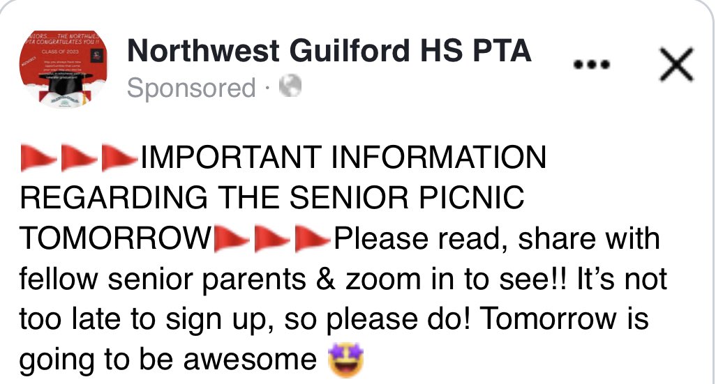 Northwest Guilford HS PTA tweet media