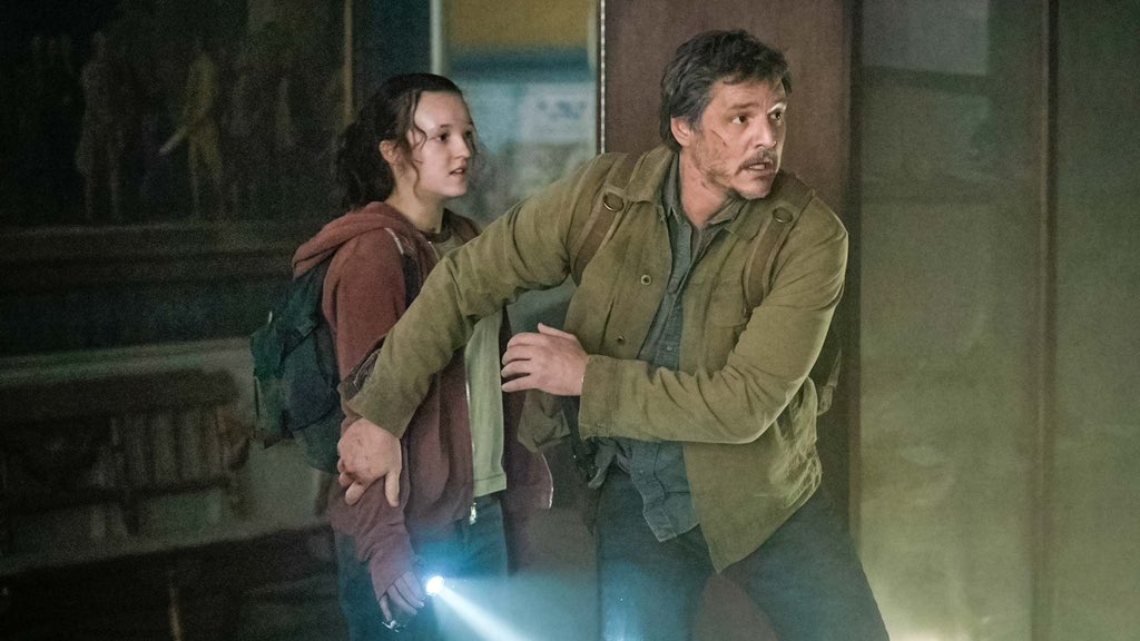 FilmUpdates's tweet photo. Bella Ramsey on Pedro Pascal being called “daddy” by the internet: “I very much played into it at the beginning but now I’m worried it’s gone too far. I don’t know whether he’s still loving it; I need to ask him. He’s a global phenomenon as he should be, he’s pretty spectacular.” https://t.co/rV2x8h5NQw