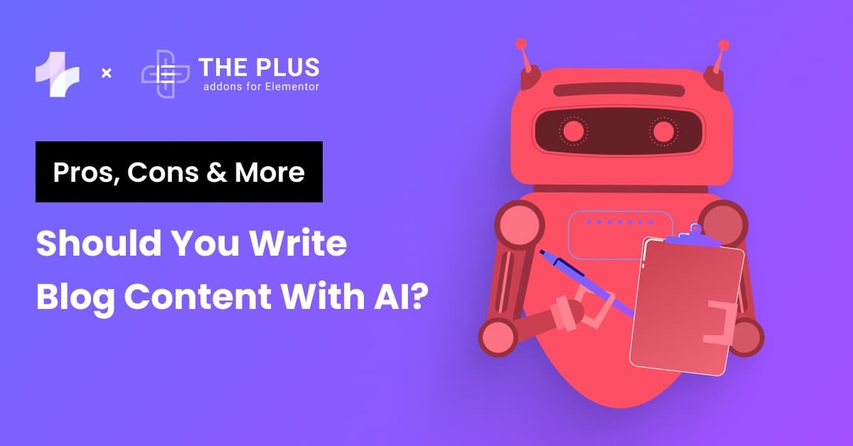 tpaelementor's tweet image. AI-Powered Blogs - Yay or Nay? 🤖
📈Check out our blog now - theplusaddons.com/blog/should-yo…
#AIContentRevolution #BloggingWithAI