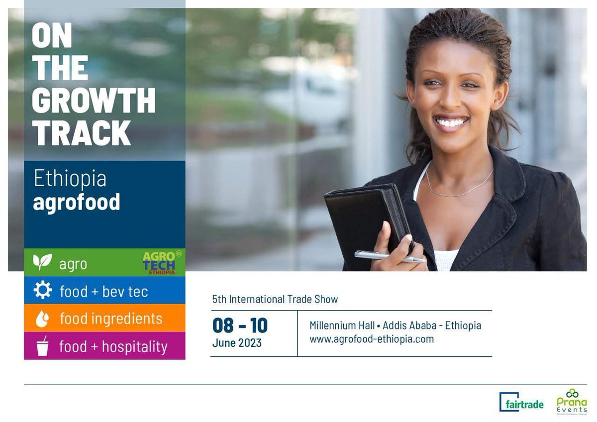 The highly anticipated Agrofood and Plastprintpack Ethiopia 2023 June 8-10  exhibition is poised to be the largest gathering of its kind to date with over 130 exhibitors from 16 countries and more than 3,000 trade visitors expected to attend.

Read more👉businessinfoeth.com/agrofood-plast…