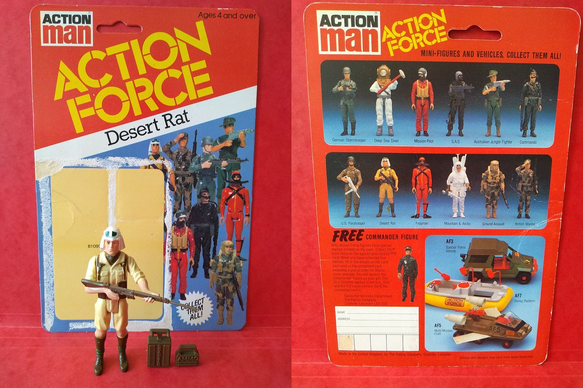 For Yo Joe! June I thought I might try to post something Palitoy Action Force or GI Joe related per day.
Day 1 - My first 3.75' Action Force figure from Series 1, with it's original cardback.
#Palitoy #ActionForce #Hasbro #GIJoe #YoJoeJune