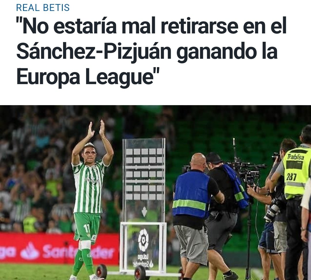ersevillano__'s tweet photo. Como se imaginaba su retirada / como se retiró https://t.co/9uAXgglSO2
