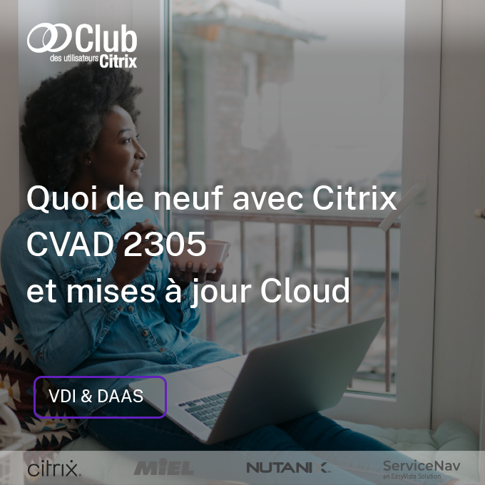 Club_Citrix's tweet photo. Ce n'est un secret pour personne que Citrix continue d'innover et de proposer de nouvelles fonctionnalités pour rendre vos environnements plus flexibles, augmenter la vitesse de déploiement et améliorer l'expérience des utilisateurs finaux. https://t.co/8QH7CcWdhV @citrix https://t.co/xfZb4Y6Uy9