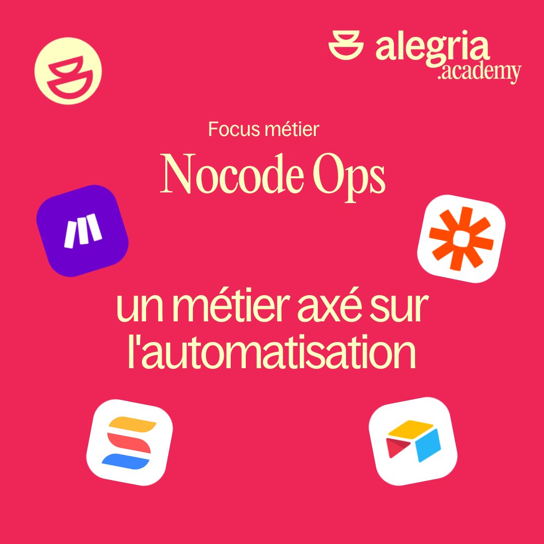 Nocode Ops, un métier d'avenir qui vous permet de créer des processus automatisés et de booster votre productivité 🌟

Envie de travailler dans la technologie sans coder ? 

Découvrez dans notre article tout ce qu'il faut savoir à propos de ce métier → urlz.fr/m6Bl