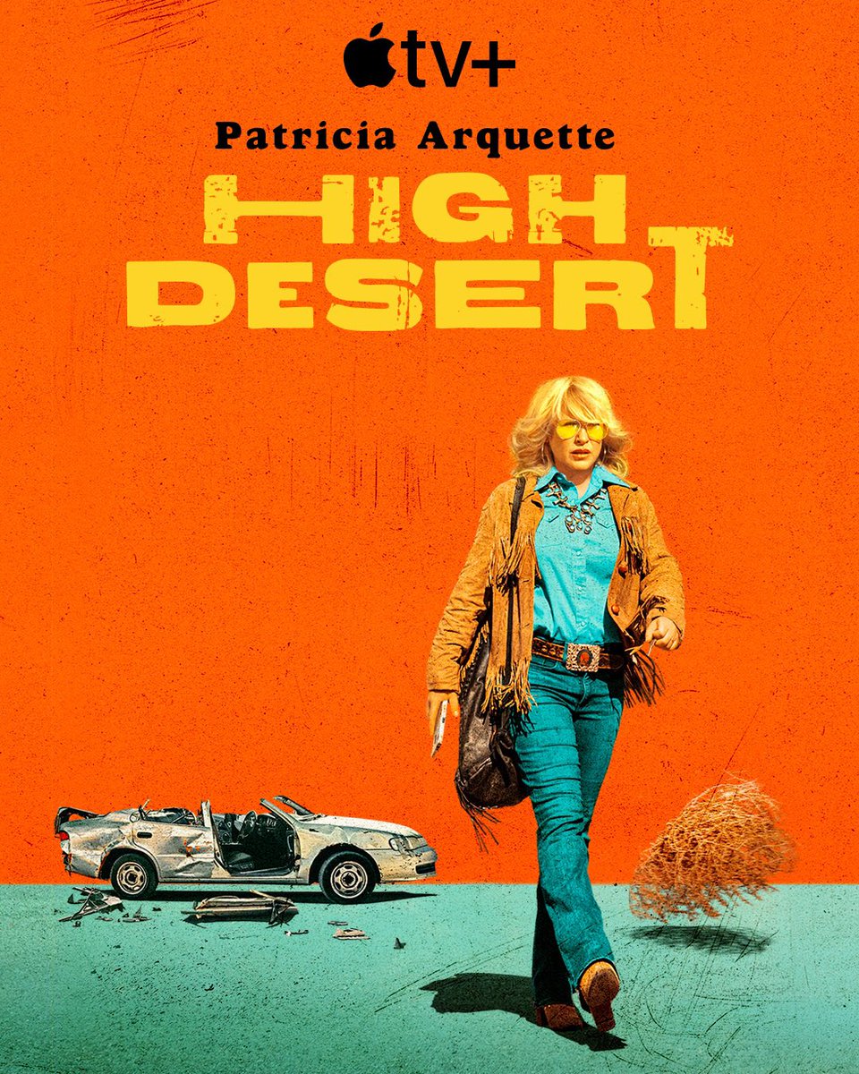 Who’s seen #highdesert yet @AppleTV with our very own @JeffreyVParise and icon #PatriciaArquette 🧡🖤 …watching - now!