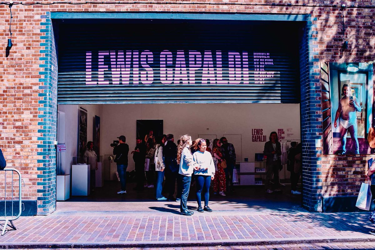 2 booths at <a href="/LewisCapaldi/">Lewis Capaldi</a> album launch with <a href="/YouTube/">YouTube</a> at the @ProteinStudios. 
1. Crying #photobooth
2. Photographing &amp; recreating his album cover photo