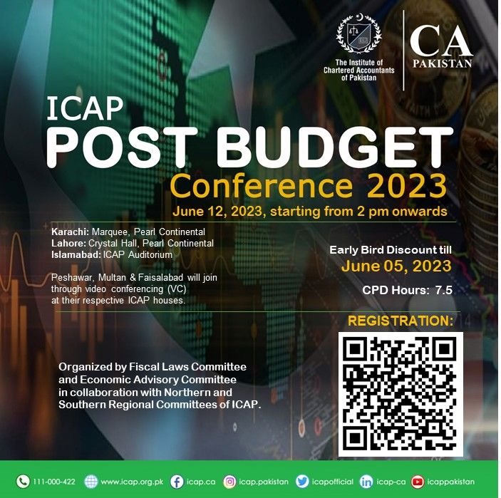 ICAP on Twitter "Join us at the ICAP Post Budget Conference 2023 on