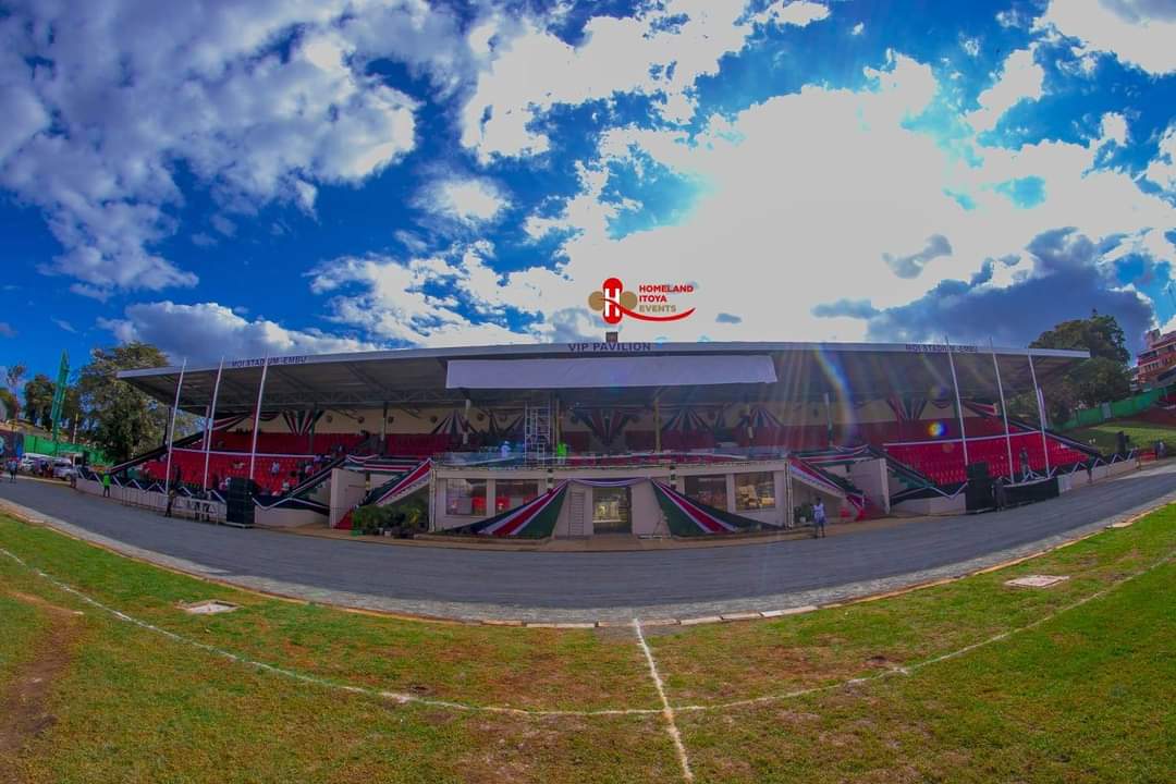 softyoj's tweet photo. * Installed pop-up tech irrigation system for the playing surface, fed by a high capacity water storage system, Built the perimeter fence & Installed a modern lighting system and sound capability.
Perfect Value for our monies as far as #EmbuStadium is concerned
#ababunakazi https://t.co/aaWkVecSHS