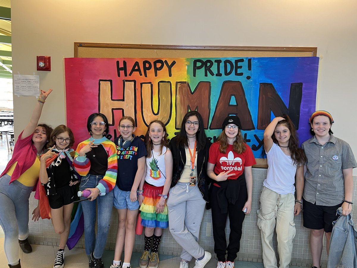 NAMS_ARTST's tweet image. Our @NAMiddle Community Celebrates Pride Month!