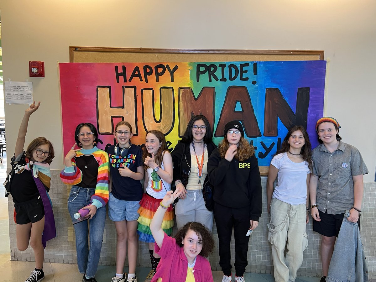 NAMS_ARTST's tweet image. Our @NAMiddle Community Celebrates Pride Month!