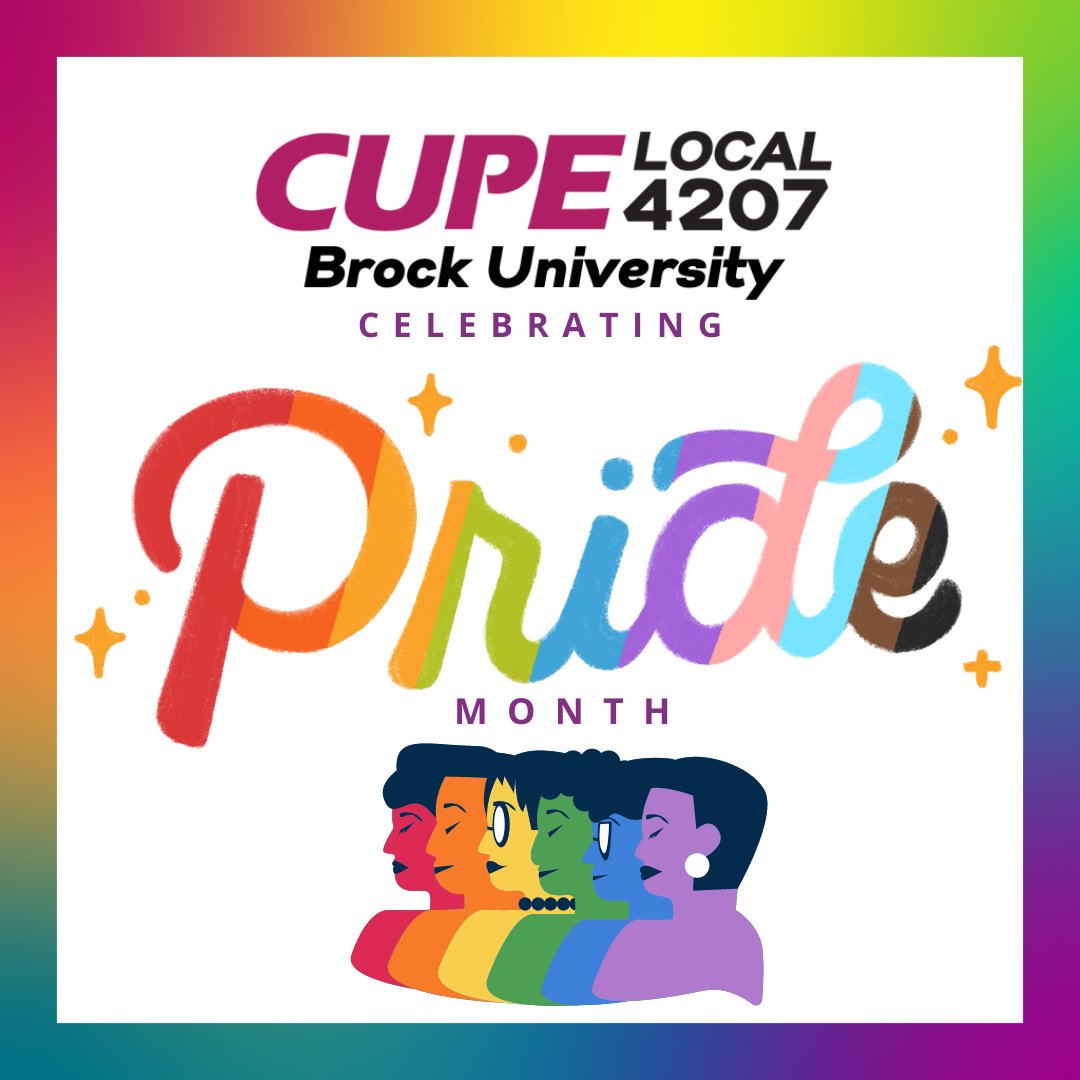 Happy PRIDE month from CUPE 4207!!
#PrideMonth #insolidarity #pinktriangle