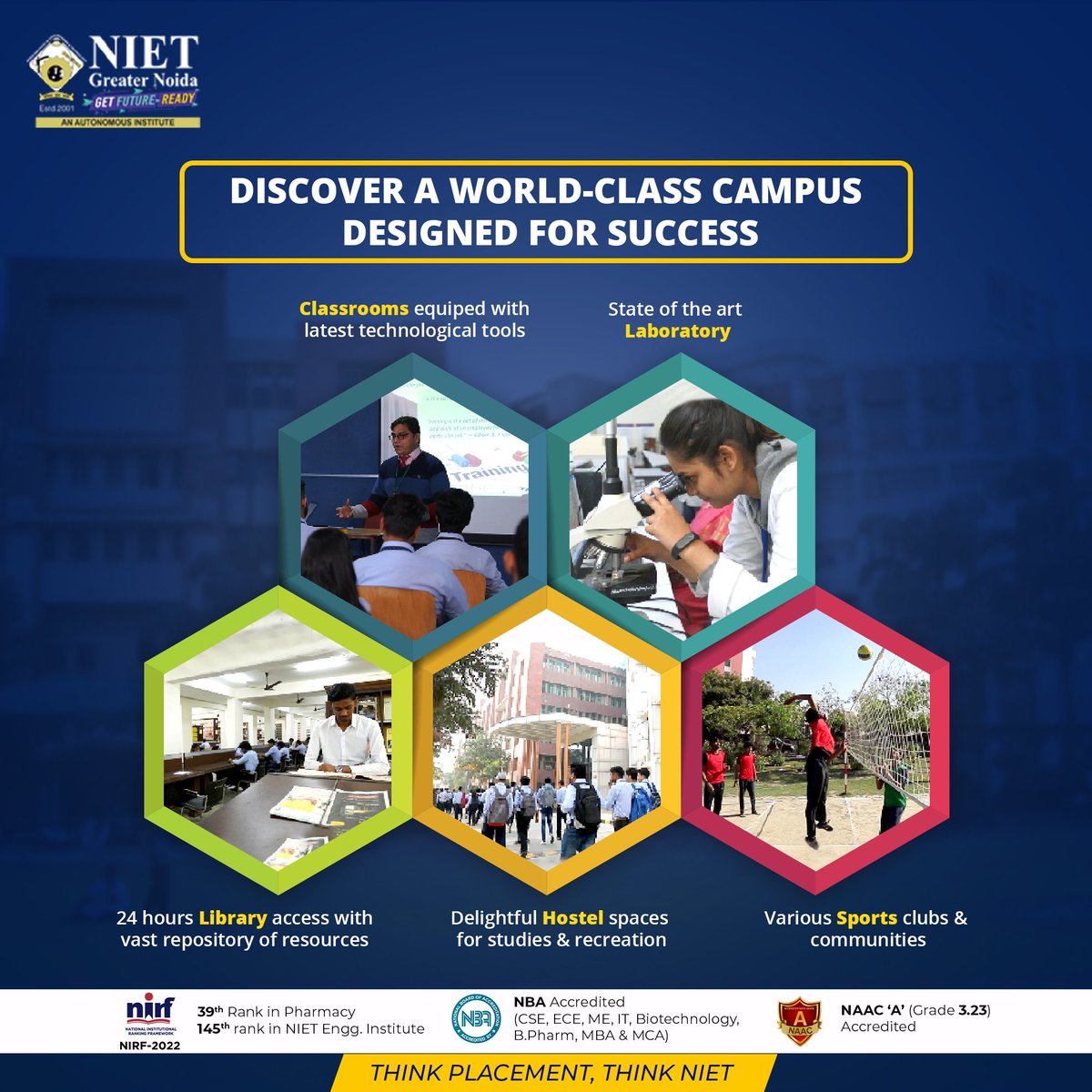 niet_grnoida's tweet photo. Welcome to the vibrant world of the NIET campus!
Our stellar infrastructure sets the stage for your journey towards success.
.
.
#Niet #ThinkPlacementThinkNiet #TheBestInstitute  #TopEngineeringCollege #infrastructuregoals #successbound #educationrevolution #ThinkNIETThinkAhead https://t.co/KvTA0XUdKj