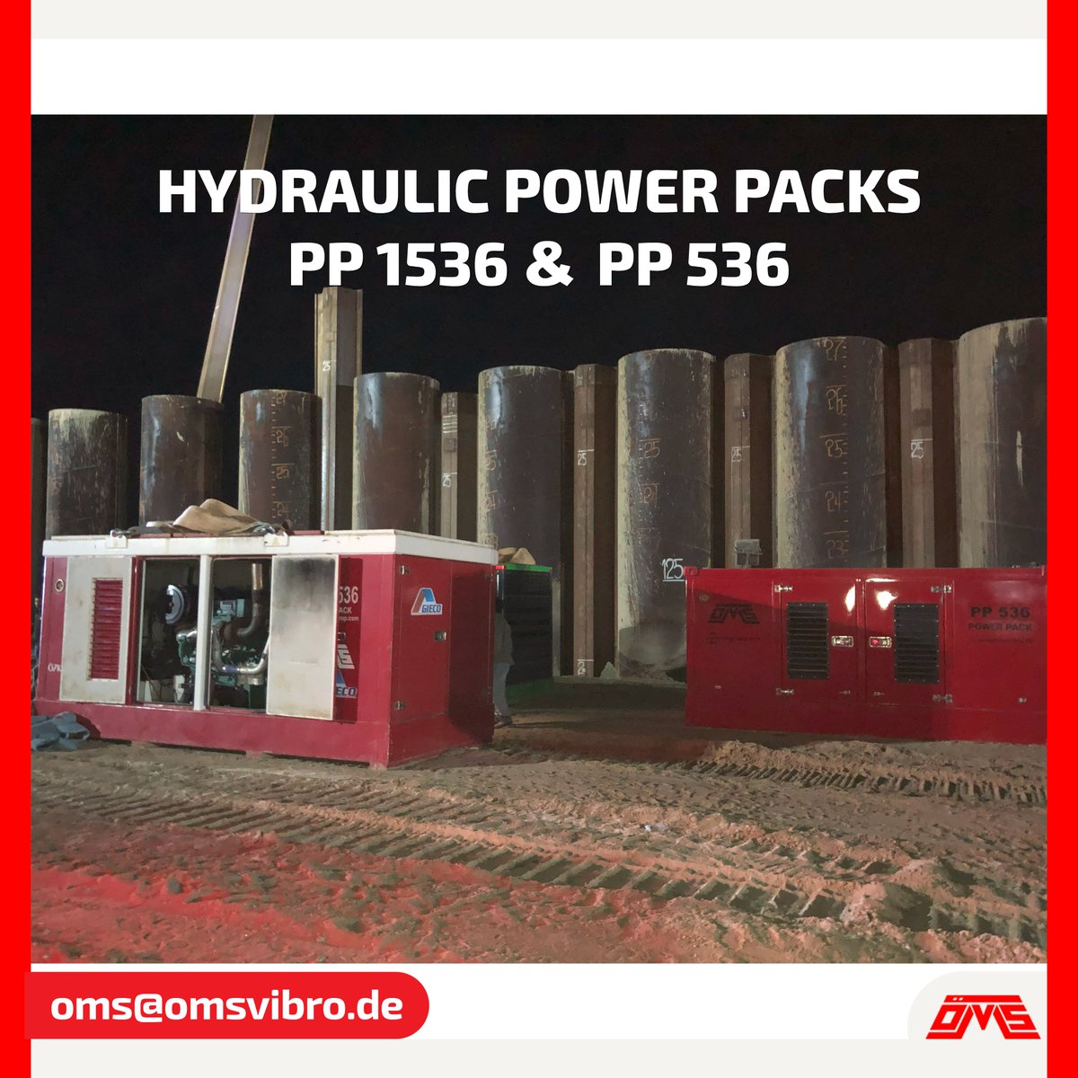 omsvibro's tweet photo. π Bridge Project in Egypt π With OMS 200 NF
#construction #omsvibro #constructionmachinery
#infrastructure #bridgeconstruction #hydraulichammer #vibratoryhammer #pilinghammer #vibrocompaction #vibrohammer #pilinghammer #sheetpiledriver #hydraulichammer https://t.co/8Ta0zEg7uC
