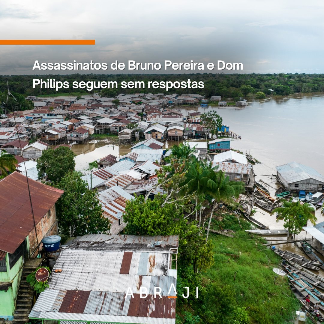 abraji's tweet photo. 📣Dando início ao #BrunoDomProject, a Abraji divulga uma série de reportagens produzidas ao longo de um ano de investigaç��o

🔸Entre os temas, estão a disputa política em Atalaia do Norte, os benefícios federais recebidos pelos clãs dos assassinos confessos e a atuação da PF https://t.co/2vOyqcdgBA