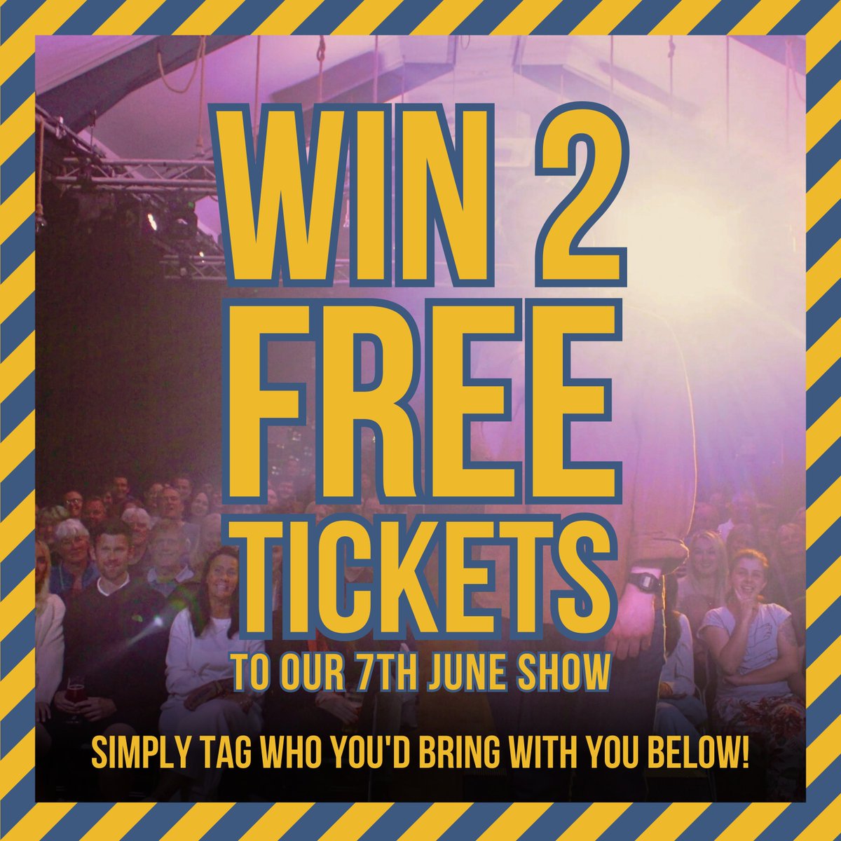 LaughiendaPrest's tweet photo. COMPETITION TIME! Fancy winning two FREE tickets to our show next Wednesday at @NewContinental? Simply tag the person you'd bring with you in the comments below to enter! ๐๐๐
#comedy #events #RobRouse #shows #preston #lancashire #giveaway #competition #free #win #prize https://t.co/jMWi3GGIjK