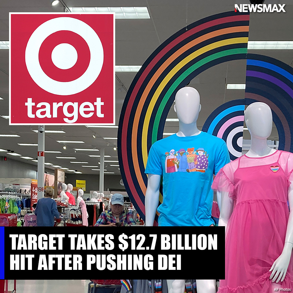 Newsmax on twitter target stock down since its ceo hailed dei