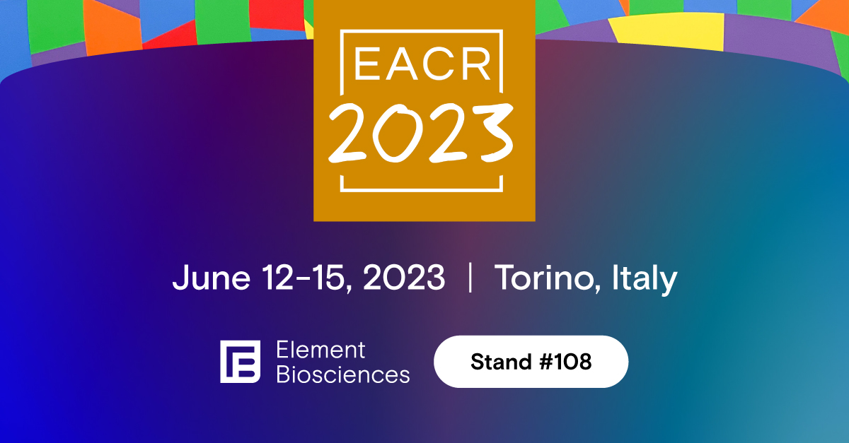 ➡️ Next stop is #EACR2023. We are thrilled to talk to the European cancer research community about how we can contribute to their research! Stop by Booth #108 to meet our team and see a virtual demo of the #AVITI, our benchtop #sequencing platform. bit.ly/3WEKhbL